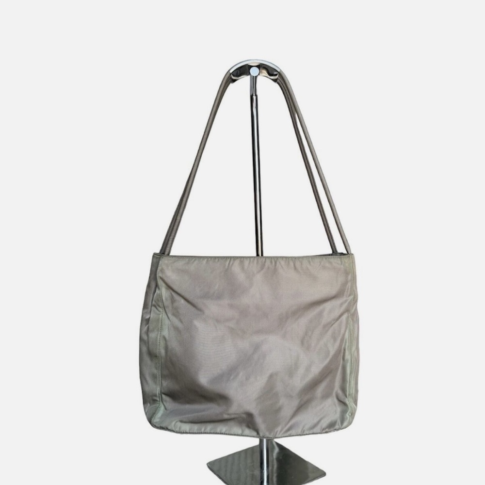 Prada Pressuto Nylon Tote, Gray - Picture 4 of 9
